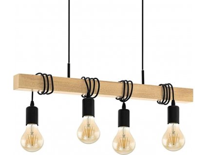 TOOLIGHT ZÁVĚSNÉ SVÍTIDLO BOHO LINE 1| PŘÍRODNÍ/ČERNÉ