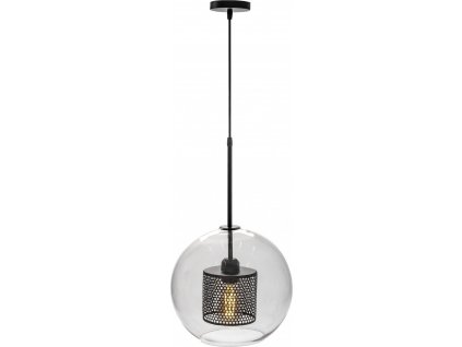 TOOLIGHT ZÁVĚSNÉ SVÍTIDLO GLASS LOFT 20 CM | ČERNÉ