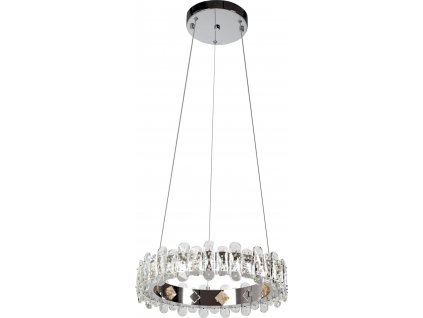 TOOLIGHT KŘIŠŤÁLOVÁ LED STROPNÍ LAMPA, DÁLKOVÝ OVLÁDAČ APP1041-CP | STŘÍBRNÁ