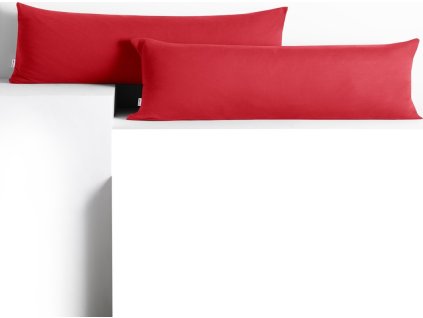 DEKORAČNÍ POVLAK NA POLŠTÁŘ AMBER BARVA ČERVENÁ STYL KLASICKÝ DRUH LÁTKY - TEXTIL JERSEY 40X145 DECOKING (Rozměry 80x80 cm)