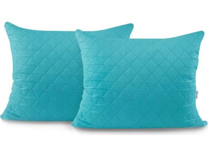 DECOKING DEKORAČNÍ POVLAK NA POLŠTÁŘ AXEL - 2 KS | TYRKYSOVÁ