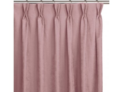 HOMEDE ZÁVĚS MILANA FLEX S DVOJITOU ZÁLOŽKOU 7,5 CM | RŮŽOVÝ