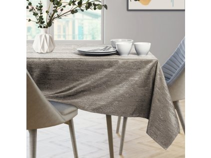 AMELIAHOME TŘPYTIVÝ UBRUS VESTA BEZ LEMOVÁNÍ | CAPPUCCINO