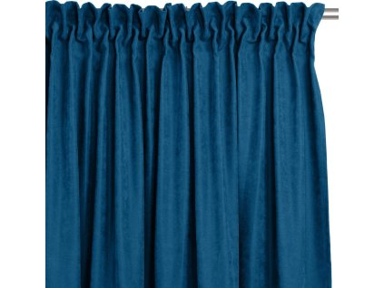 HOMEDE ZÁVĚS MILANA S ŘASÍCÍ PÁSKOU 5 CM S TŘÁSNĚMI | INDIGO