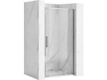 REA VÝKLOPNÉ SPRCHOVÉ DVEŘE RAPID SWING 90 CM | CHROM
