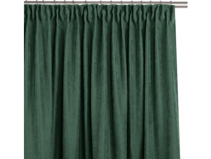 HOMEDE ZÁVĚS MILANA S ŘASÍCÍ PÁSKOU 5 CM | LAHVOVĚ ZELENÝ