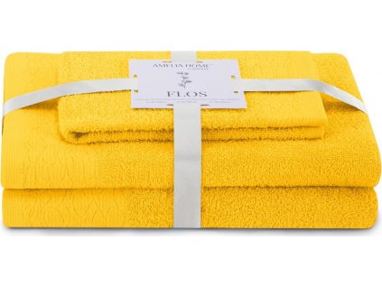 AMELIAHOME SADA RUČNÍKŮ FLOS | ŽLUTÁ