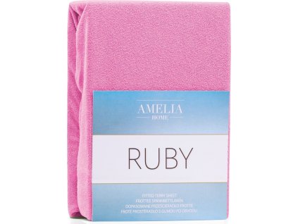 AMELIAHOME PROSTĚRADLO RUBY FROTÉ | RŮŽOVÉ