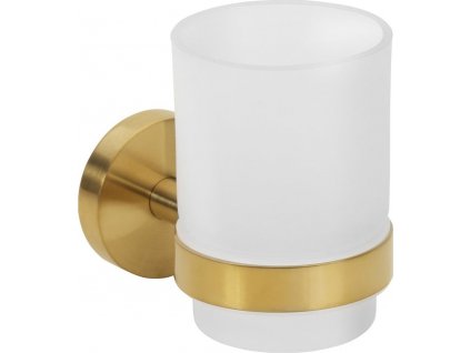SAPHO  SKLENKA X-ROUND GOLD | MLÉČNÉ SKLO/ZLATÁ MATNÁ