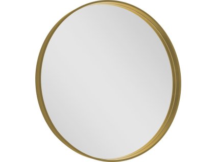 SAPHO KULATÉ ZRCADLO V RÁMU NOTION Ø 80 CM | ZLATÝ RÁM