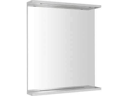 AQUALINE ZRCADLO S LED OSVĚTLENÍM KORIN STRIP 60X70X12 CM | BÍLÉ