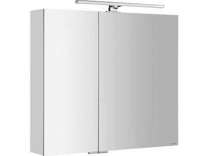 SAPHO ZRCADLOVÁ SKŘÍŇKA MIRRÓ S LED OSVĚTLENÍM 80X70X16 CM | BÍLÁ