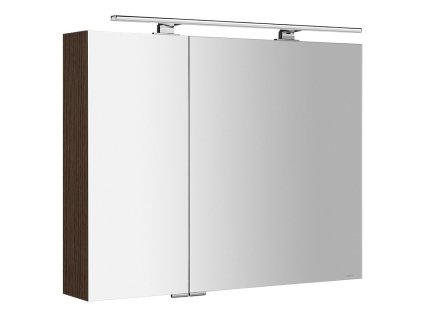 SAPHO ZRCADLOVÁ SKŘÍŇKA MIRRÓ S LED OSVĚTLENÍM 90X70X16 CM | BOROVICE RUSTIK