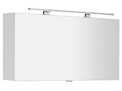SAPHO ZRCADLOVÁ SKŘÍŇKA CLOE S VÝKLOPNÝMI DVÍŘKY A LED OSVĚTLENÍM 100X50X18 CM |  BÍLÁ