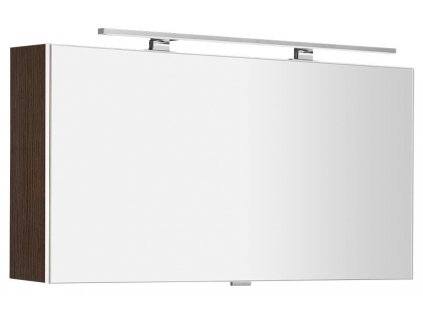 SAPHO ZRCADLOVÁ SKŘÍŇKA CLOE S VÝKLOPNÝMI DVÍŘKY A LED OSVĚTLENÍM 100X50X18 CM | BOROVICE RUSTIK
