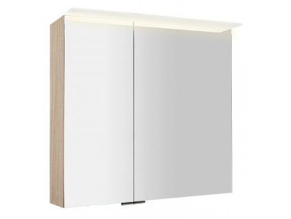 SAPHO ZRCADLOVÁ SKŘÍŇKA LINEX S LED OSVĚTLENÍM 80X70X15 CM | JILM BARDINI