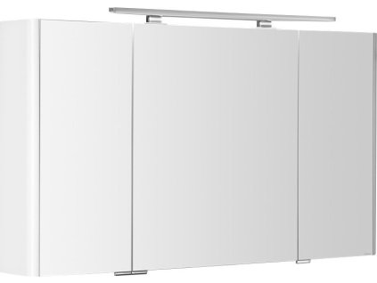 SAPHO ZRCADLOVÁ SKŘÍŇKA LUCIE S LED OSVĚTLENÍM 126X70X17 CM | BÍLÁ