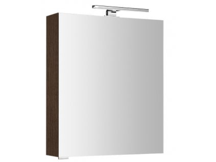 SAPHO ZRCADLOVÁ SKŘÍŇKA MIRRÓ S LED OSVĚTLENÍM 60X70X16 CM | BOROVICE RUSTIK