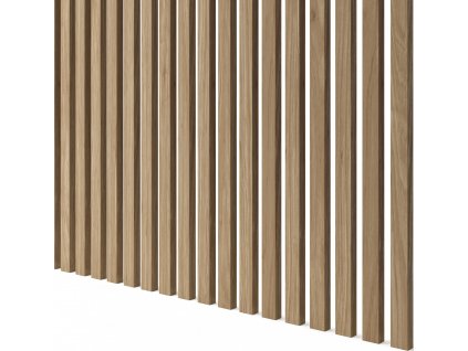 NÁSTĚNNÁ 3D LAMELA SLIM 3X1,8X275 CM | DUB NATURA