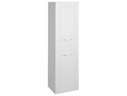 AQUALINE VYSOKÁ SKŘÍŇKA S KOŠEM NA PRÁDLO FAVOLO 40X150X31 CM | BÍLÁ MATNÁ