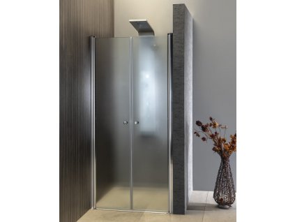 GELCO DVOUKŘÍDLÉ SPRCHOVÉ DVEŘE PILOT 80 CM | BEZPEČNOSTNÍ SKLO