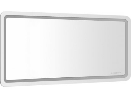SAPHO ZRCADLO NYX S LED OSVĚTLENÍM 100X50 CM | BÍLÉ