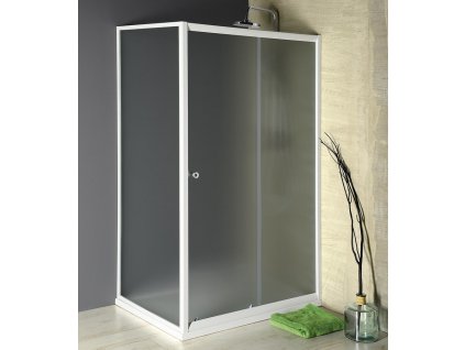 AQUALINE OBDÉLNÍKOVÝ SPRCHOVÝ KOUT AMADEO 120X90 CM | SKLO BRICK, L/P VARIANTA