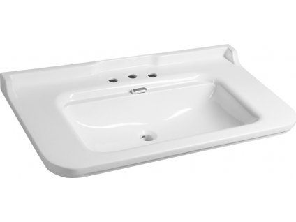 KERASAN KERAMICKÉ UMYVADLO WALDORF 100X55 CM | BÍLÉ