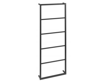 SAPHO NÁSTĚNNÝ SUŠÁK RUČNÍKŮ SKA INDUSTRIAL 45X115X10 CM | ČERNÝ