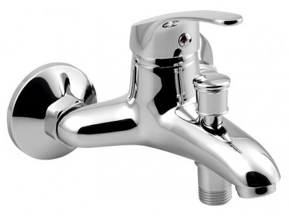 AQUALINE NÁSTĚNNÁ VANOVÁ BATERIE AQUALINE 35 - ROZTEČ 100 MM | CHROMOVÁ