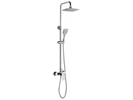 AQUALINE SPRCHOVÝ SLOUP FACTOR S PÁKOVOU BATERIÍ | CHROMOVÝ
