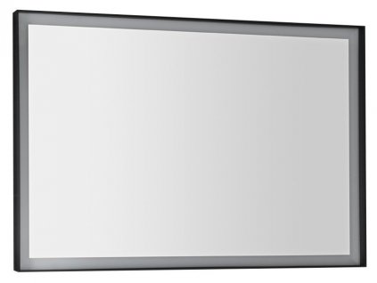 SAPHO ZRCADLO S OSVĚTLENÍM SORT LED 100X70 CM | ČERNÁ