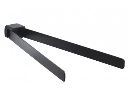 GEDY DVOJITÝ DRŽÁK RUČNÍKŮ PIRENEI 35 CM | ČERNÝ MATNÝ
