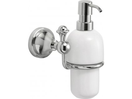 GEDY DÁVKOVAČ MÝDLA NEVIS 300 ML | STŘÍBRNÁ, BÍLÁ