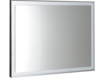 SAPHO KOUPELNOVÉ ZRCADLO V RÁMU LUMINAR S LED OSVĚTLENÍM 70X50 CM | CHROMOVÉ