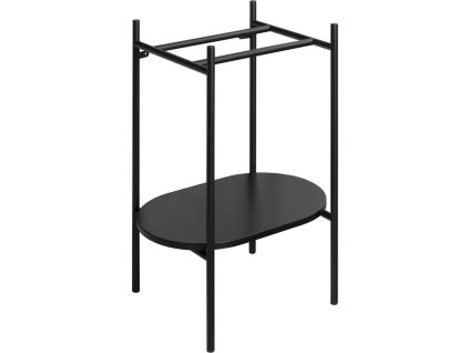 SAPHO KONZOLE POD UMYVADLO PUNO 55X79,5X39,6 CM | ČERNÁ