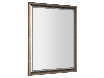 SAPHO ZRCADLO V MASIVNÍM DŘEVĚNÉM RÁMU AMBIENTE 72X92 CM | BRONZOVÝ RÁM