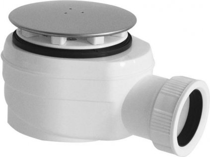 POLYSAN VANIČKOVÝ SIFON S KRYTKOU, PRŮMĚR OTVORU 60 MM, DN40 | CHROMOVÁ KRYTKA