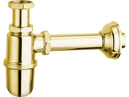 SAPHO UMYVADLOVÝ SIFON ANTEA 5/4",ODPAD 32 MM | ZLATÝ