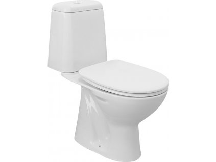 AQUALINE WC KOMBI RIGA, SPODNÍ ODPAD | BÍLÉ