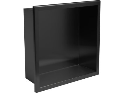 TUTUMI SPRCHOVÁ POLIČKA SHELF 30X30 CM | MATNÁ ČERNÁ