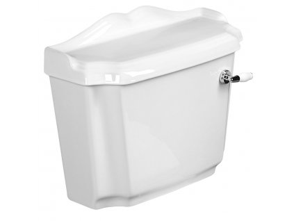 AQUALINE NÁDRŽKA K WC MÍSE ANTIK VČETNĚ SPLACHOVACÍHO MECHANISMU | BÍLÁ