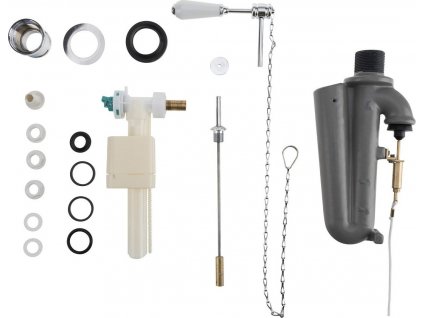 KERASAN SPLACHOVACÍ MECHANISMUS S ŘETÍZKEM WALDORF | CHROMOVÝ