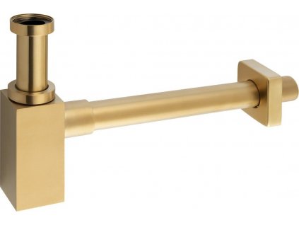 SAPHO HRANATÝ UMYVADLOVÝ SIFON 5/4", ODPAD 32 MM | ZLATÝ MATNÝ