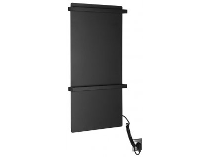 SAPHO ELEKTRICKÝ SUŠÁK RUČNÍKŮ ELMIS 40X80 CM, 120 W | ČERNÝ MATNÝ