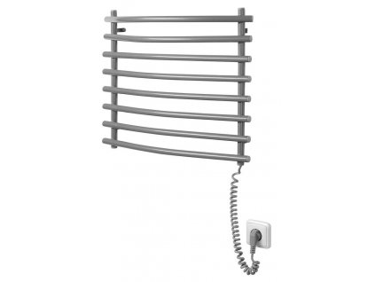 AQUALINE ELEKTRICKÝ SUŠÁK RUČNÍKŮ 57X46,5 CM, 72 W | ŠEDÝ
