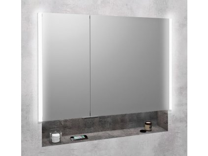 SAPHO ZÁPUSTNÁ GALERKA S LED OSVĚTLENÍM INTEGRA 95X70 CM