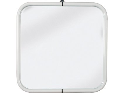 AQUALINE ZRCADLO V RÁMU LINE 44X44 CM | BÍLÝ RÁM