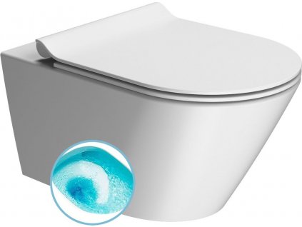 GSI ZÁVĚSNÁ WC MÍSA KUBE X 36X55 CM | BÍLÁ MATNÁ
