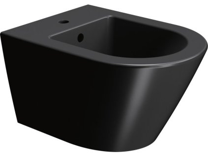 GSI ZÁVĚSNÝ BIDET KUBE X 36X50 CM | ČERNÝ MATNÝ